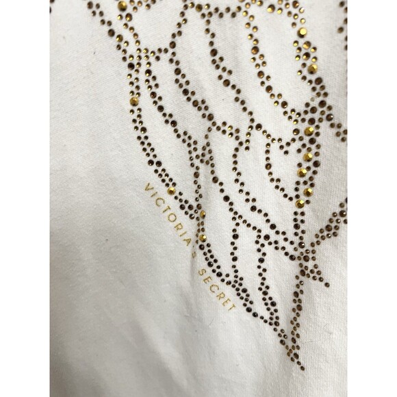 RARE Victoria’s Secret Supermodel Essentials Hoodie M Angel Wings Y2K Bling - Picture 14 of 14